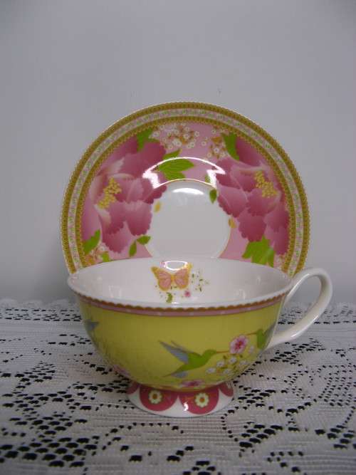 MAXWELL and WILLIAMS--CASHMERE cup and saucer--ENCHANTE`(2 sets)