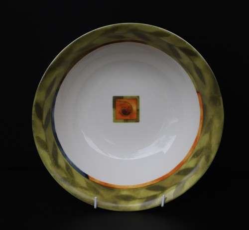 222 FIFTH- Fine china- Modern SALAD BOWL or VEGETABLE DISH / bowl--MICROWAVE and dishwasher safe
