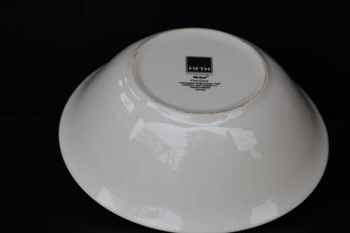 222 FIFTH- Fine china- Modern SALAD BOWL or VEGETABLE DISH / bowl--MICROWAVE and dishwasher safe