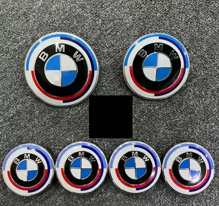 BMW Heritage Badges, M Division 50th Anniversary 6 Piece Set, Brand New