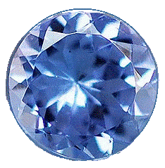 0.040ct Natural TANZANITE 2.00mm