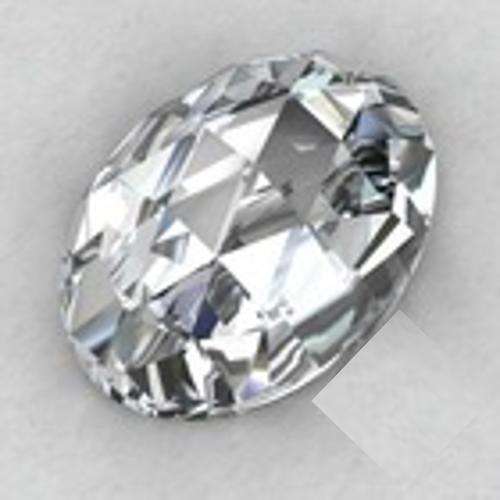 2.260ct Natural WHITE TOPAZ Fancy Oval