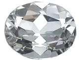 0.590ct Natural WHITE TOPAZ Oval