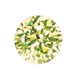 0.110ct Natural YELLOW SAPPHIRE Round 2.6mm