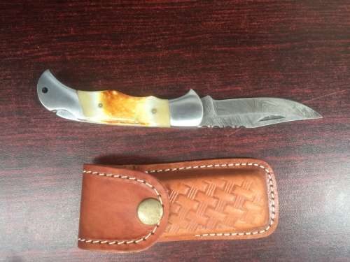 Damascus Steel Folding Knife !!!!
