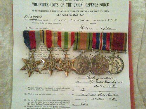 SOUTHERN RHODESIAN WW2 MEDALS