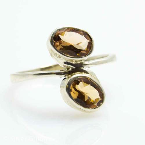 Natural Dravite Tourmaline 1.21tcw.Hand Crafted "SILVER 925"  Ring