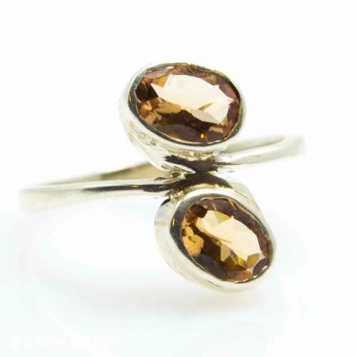 Natural Dravite Tourmaline 1.21tcw.Hand Crafted "SILVER 925"  Ring
