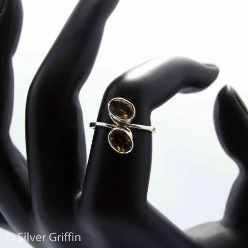 Natural Dravite Tourmaline 1.21tcw.Hand Crafted "SILVER 925"  Ring