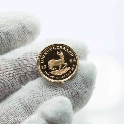 1/10 KRUGERRAND 1984  22ct GOLD