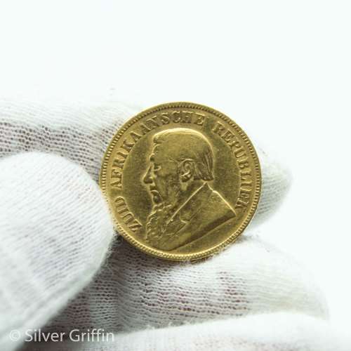 1898 GOLD Paul Kruger POND : Zuid-Afrikaansche Republiek