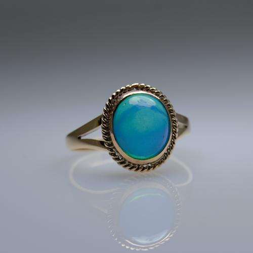 [##R23360.00 RETAIL] 2.16 Ct Ethiopian Welo Natural Opal Set in 9ct Solid Gold.