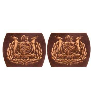 S.A.D.F - WARRANT OFFICER SEW-ON RANK INSIGNIA - PAIR.