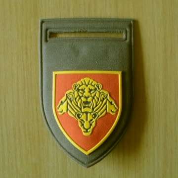 Ride Of Lions Rubberised Shoulder Flash With Pin