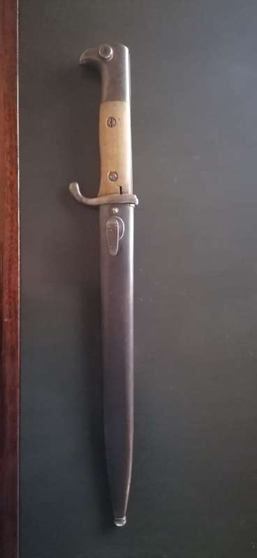 EandF Horster Solingen - WW1 German KS98 Bayonet and Scabbard