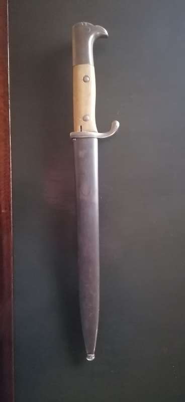 EandF Horster Solingen - WW1 German KS98 Bayonet and Scabbard