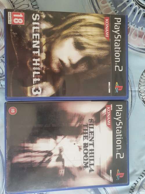 Rare PS2 Silent Hill 3 and Silent Hill 4