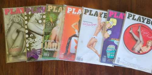 18+ Only !!! Sealed Playboy Magazines