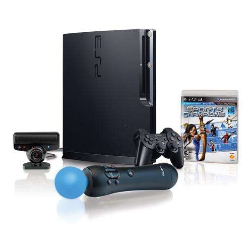 Sony PS3 Slim 320GB Sports Champions Move Bundle