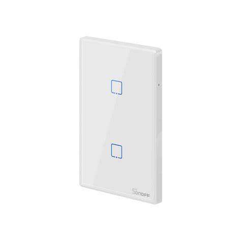 Sonoff TX T2 US 2 gang SA & AU Standard WIFI RF Smart Wall touch light switch (white)