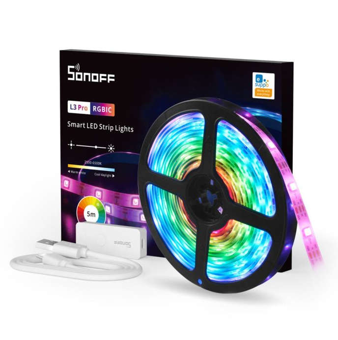 Sonoff RGBIC Smart LED strip lights L3 Pro