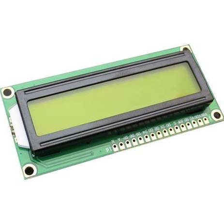 LCD 16 x 2 Characters Display Yellow Back Light
