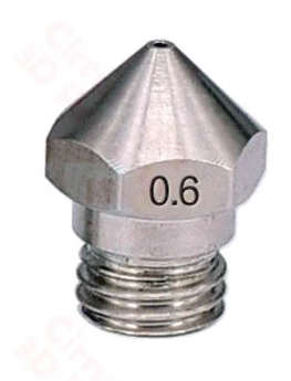 M7 Stainless Steel MK10 Nozzle 0.6mm