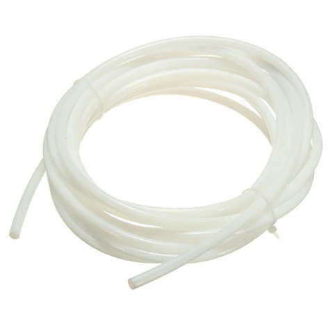 1M PTFE Tube for Extruder and 1.75/3mm Filament white (2*4) per Meter