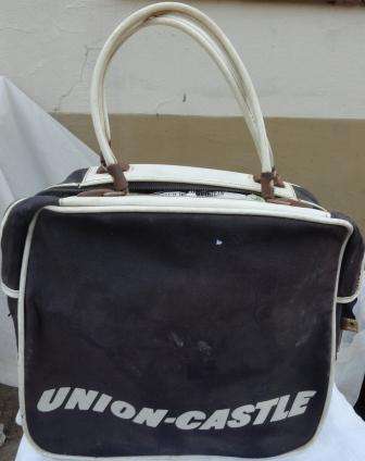 A scarce UNION CASTLE canvas bag from the 50's