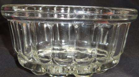 Pressed glass jelly mould-in top condition