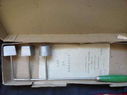 A vintage boxed SNACKLE  unused   with instructions on usage