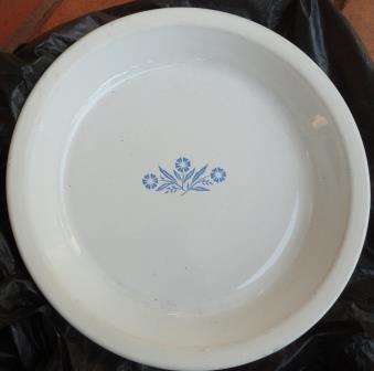 A  clean corningware baking platter ?. Made in the USA