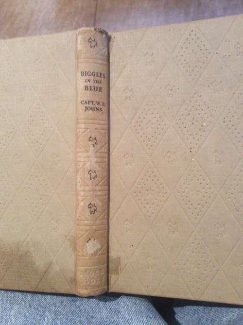 Biggles in the blue. Capt. W. E. Johns 1953 1st Ed.