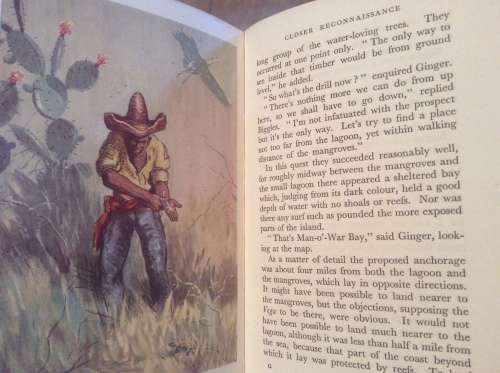 Biggles in the blue. Capt. W. E. Johns 1953 1st Ed.