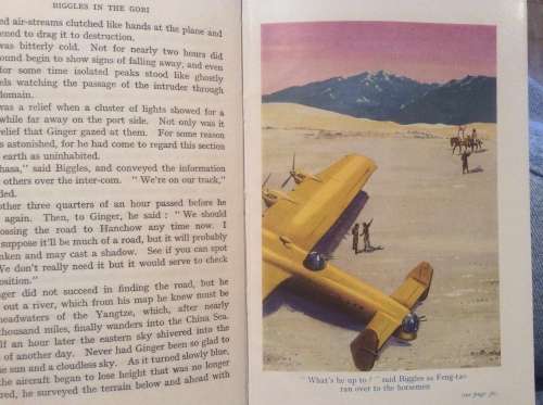 Biggles in the Gobi  Johns, W.E.(Captain) 1953 1st Ed.
