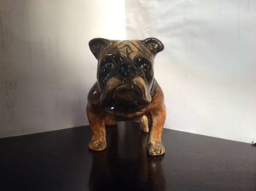 Bulldog ceramic.
