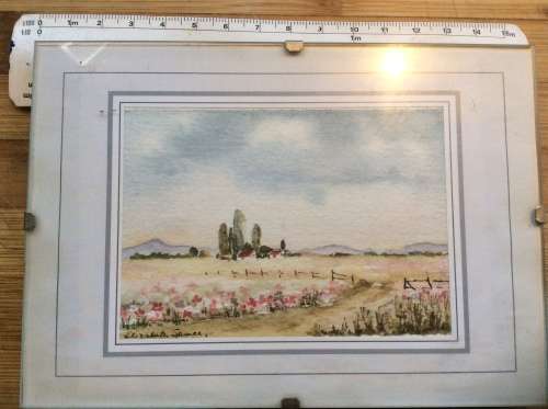 2x original miniature watercolours. Signed by artist.
