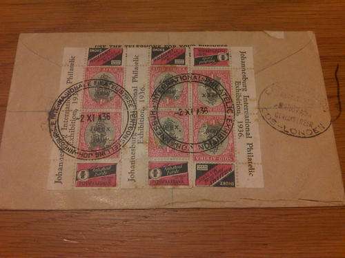 Johannesburg International Philatelic Exhibition 1936