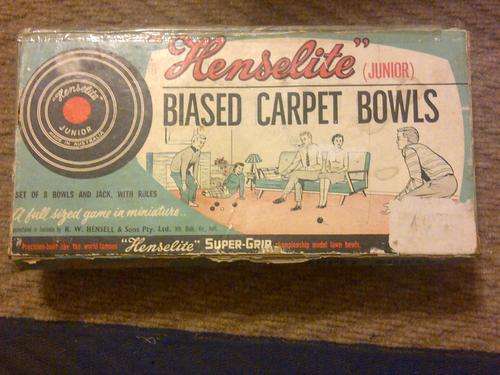 Henselite Biased Carpet Bowls