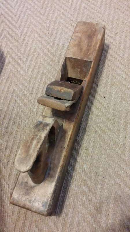 Large block plane with blade