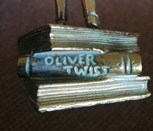 Charles Dickens Bronze Paper Weight