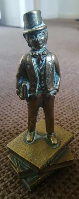 Charles Dickens Bronze Paper Weight