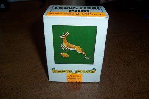 2 DECK LIONS TOUR 1980 PLAYING CARDS