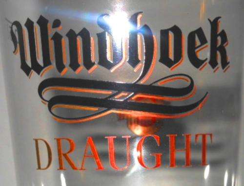 6 x Windhoek Draught Glasses (500ml)