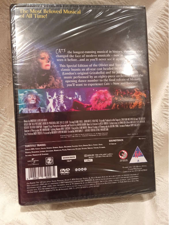 CATS 1998 (DVD) Brand new Sealed