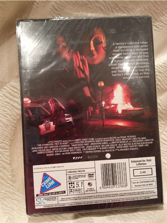 The Strangers Prey At Night 2018 (DVD) Brand New Sealed