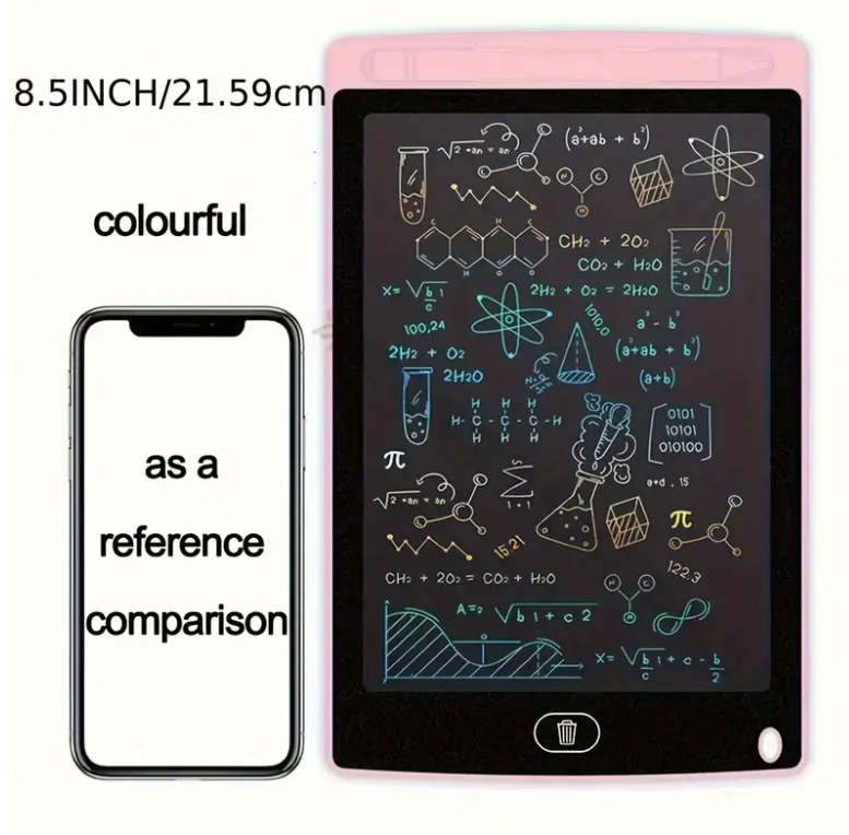 Kids 8.5` LCD Writing and Drawing Tablet, Let`s bid farewell to paper!