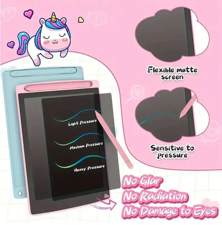 Kids 8.5` LCD Writing and Drawing Tablet, Let`s bid farewell to paper!