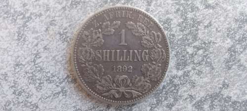 1892 ZAR 1 Shilling