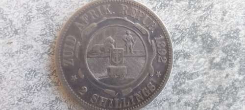 1892 ZAR 2 Shilling